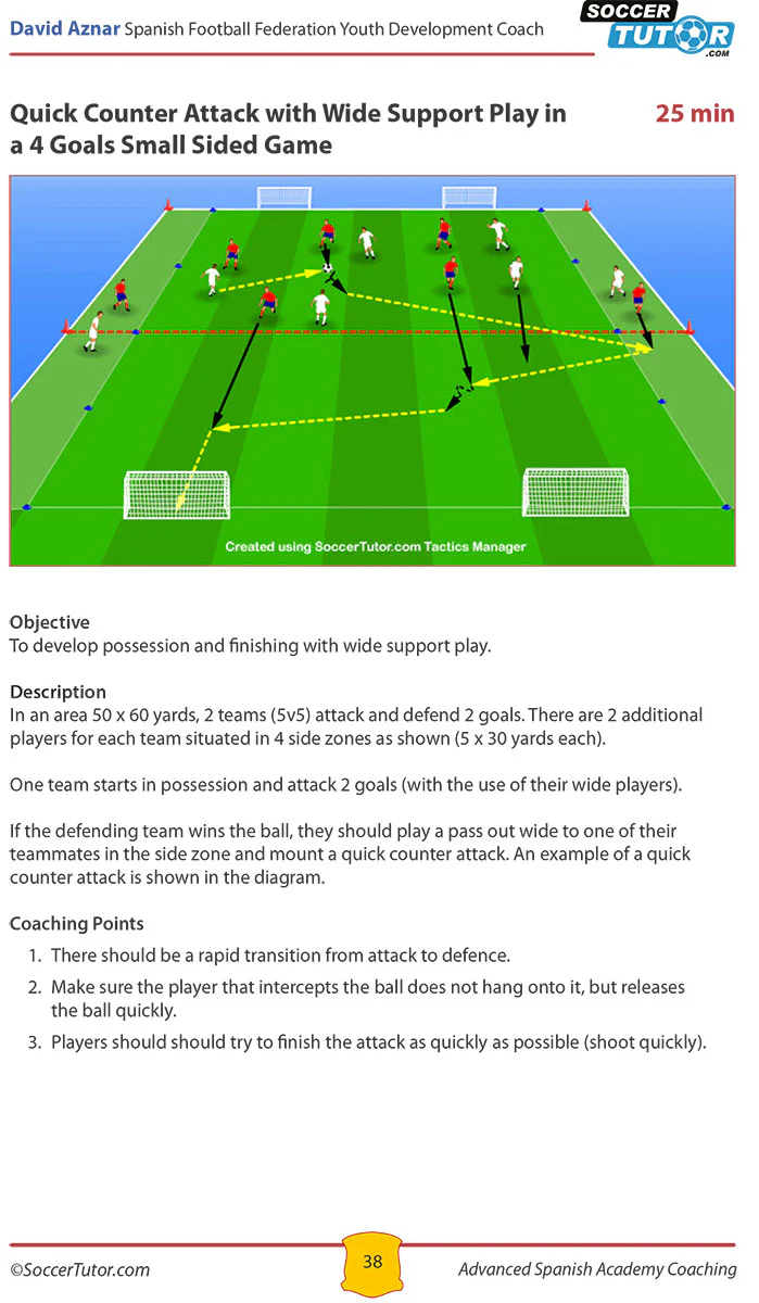 Advanced Spanish Academy Coaching - 120 Technical, Tactical and Conditioning Practices from Top Spanish Coaches - Image 7