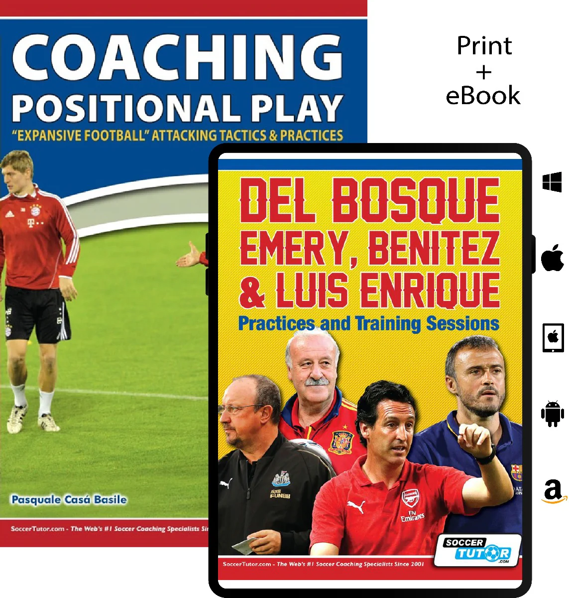 Coaching Positional Play + Del Bosque, Emery, Benitez & Luis Enrique - Practices and Training Sessions - Bundle with 97 Practices - Image 3