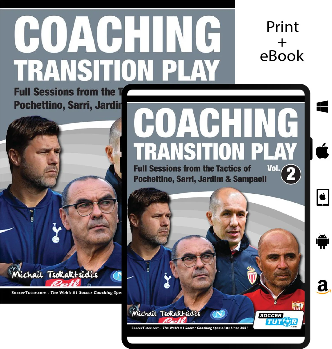 Coaching Transition Play Vol. 2 Full Sessions from the Tactics of Pochettino, Sarri, Jardim & Sampaoli - Image 3