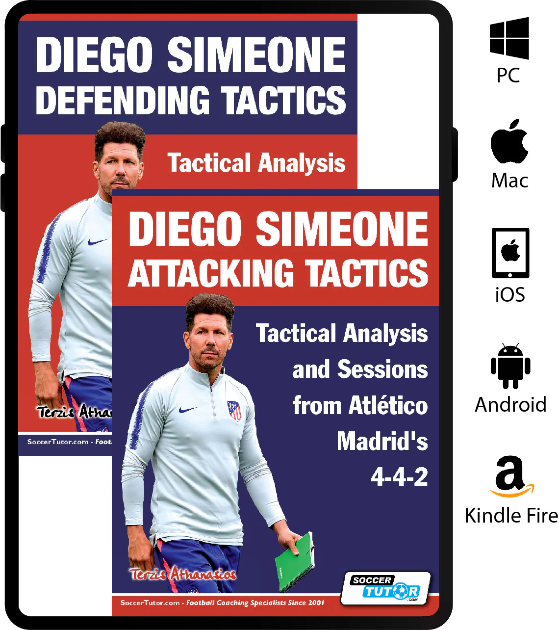 Diego Simeone Defending and Attacking Tactics: Tactical Analysis and Sessions from Atlético Madrid’s 4-4-2 - 2 Book Bundle - Image 2