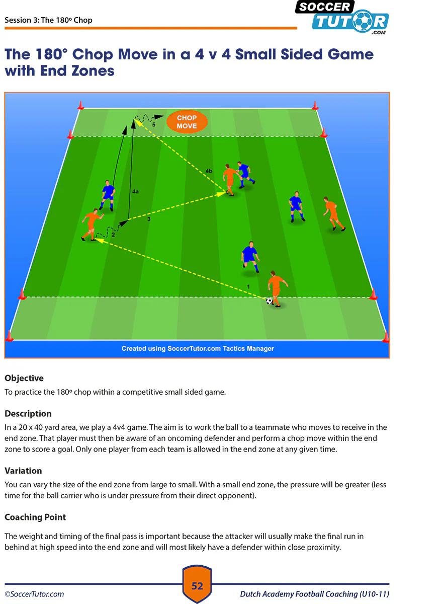 Dutch Academy Football Coaching U10-11 - Technical and Positional Practices from Top Dutch Coaches - Image 4
