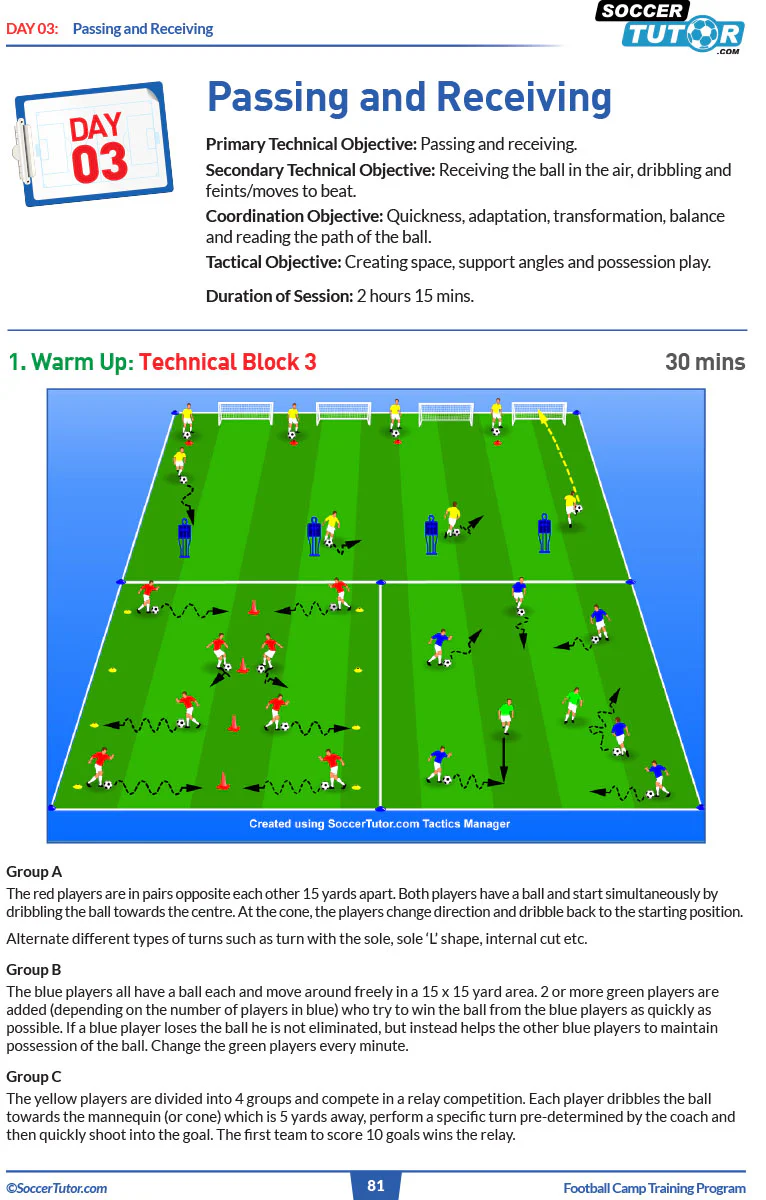 Football Camp Training Program - from the Soccer Italian Style Coaches - Image 3