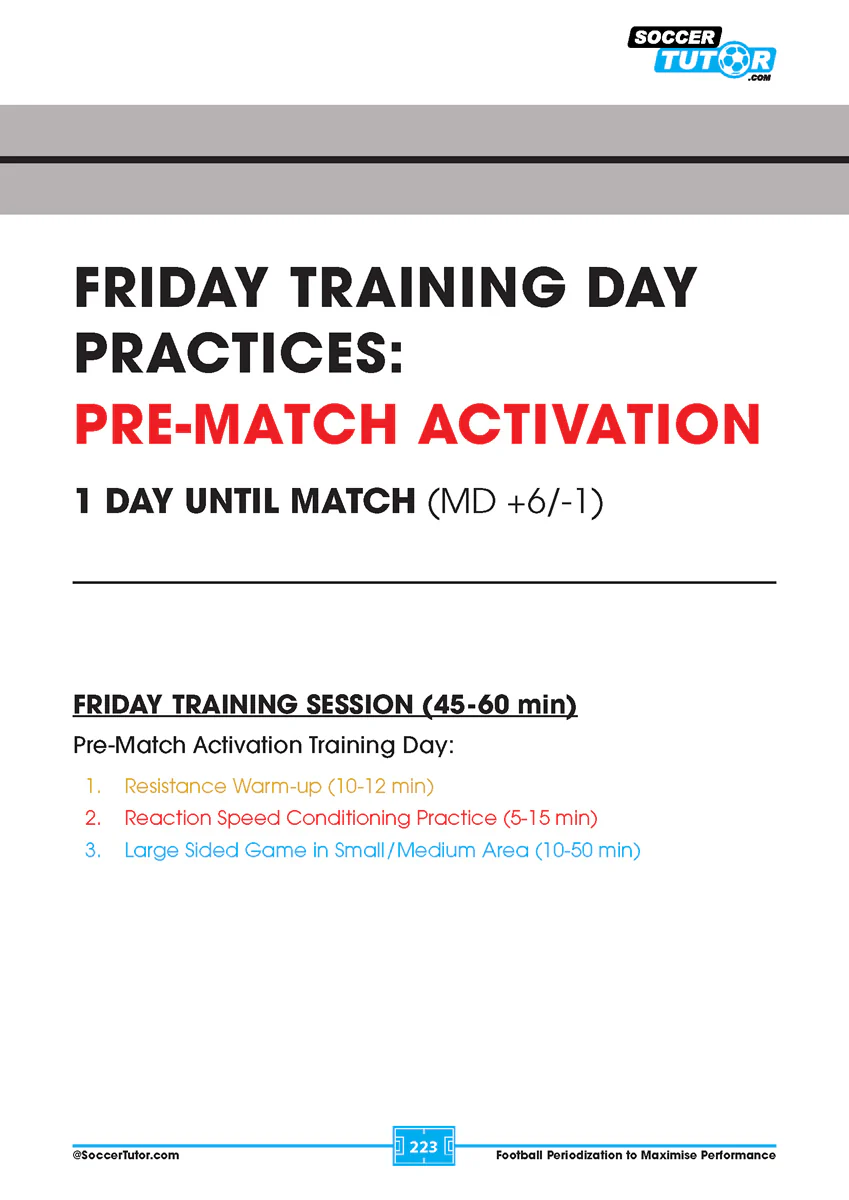 Football Periodization to Maximise Performance: Session Design - The Training Week - Tapering Strategy - 102 Practices - Youth to Pro - Image 5