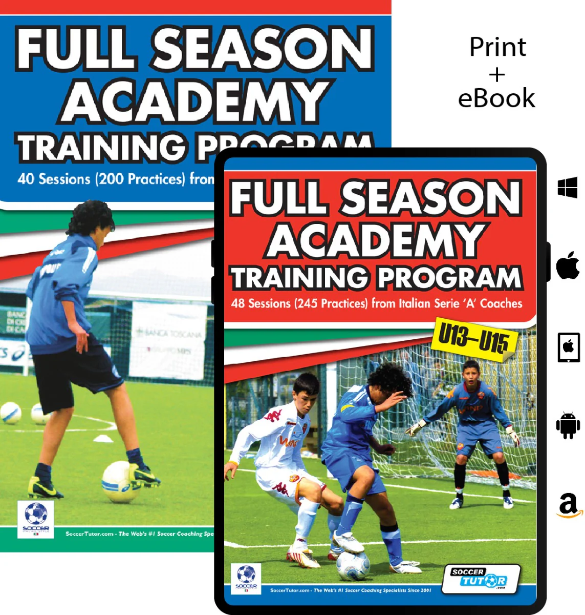 Full Season Academy Training Program U9-15 - 88 Sessions (440 Practices) - 2 Book Bundle - Image 3