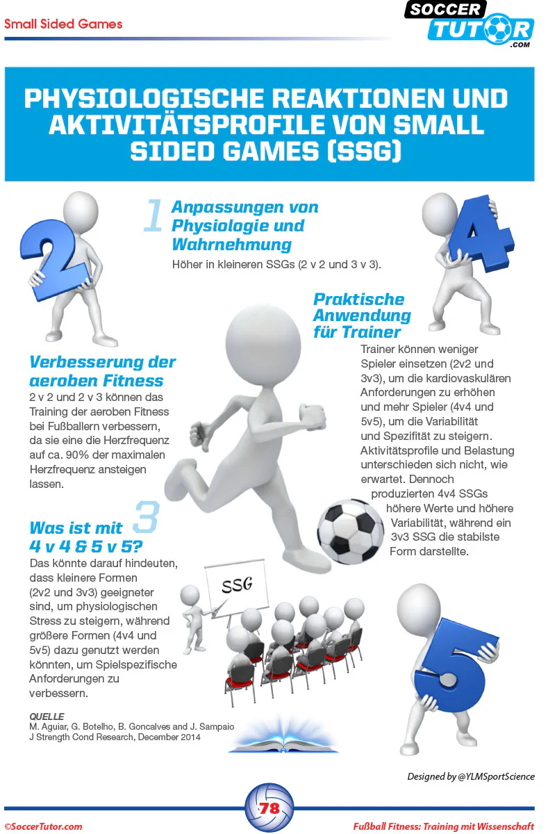 Fussball Fitness Training Mit Wissenschaft: Fitnesstraining - Schnelligkeit & Agilität - Periodisierung - Saisonales Training - Small Sided Game - Image 7