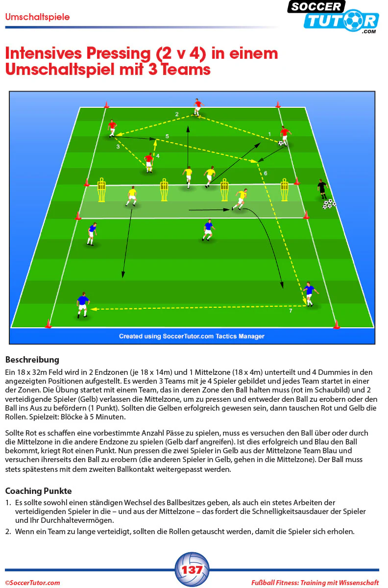 Fussball Fitness Training Mit Wissenschaft: Fitnesstraining - Schnelligkeit & Agilität - Periodisierung - Saisonales Training - Small Sided Game - Image 9