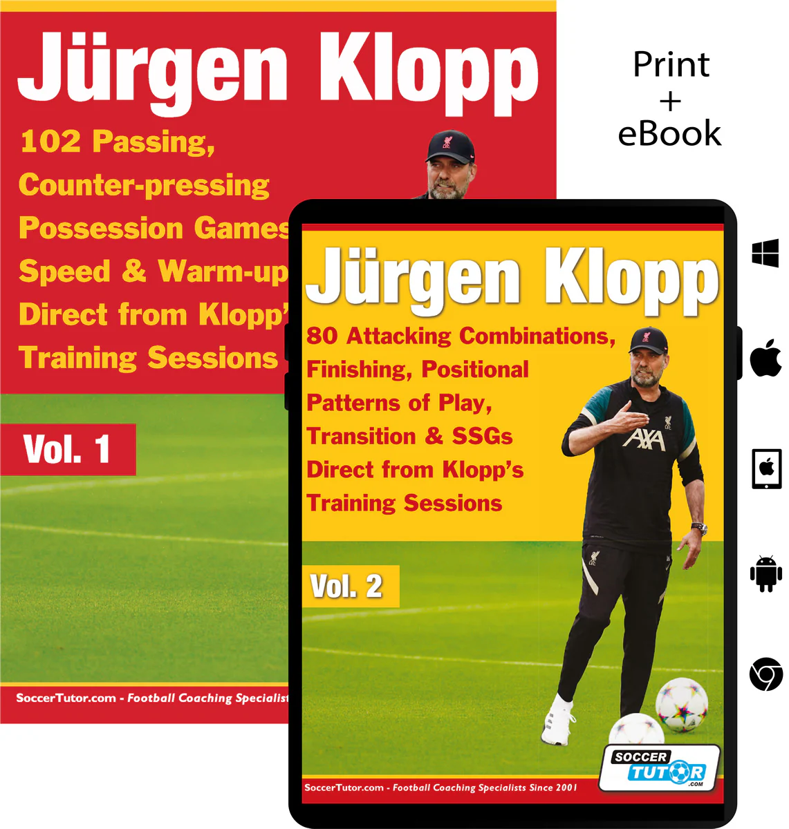 Jürgen Klopp Vol 1 & 2 Bundle - 182 Practices Direct From Klopp's Training Sessions - Image 3