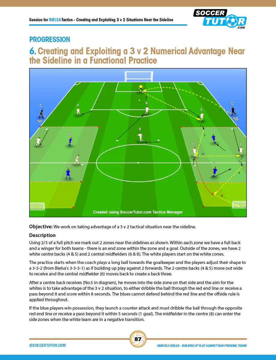 Marcelo Bielsa - Coaching Build Up Play Against High Pressing Teams - Image 8