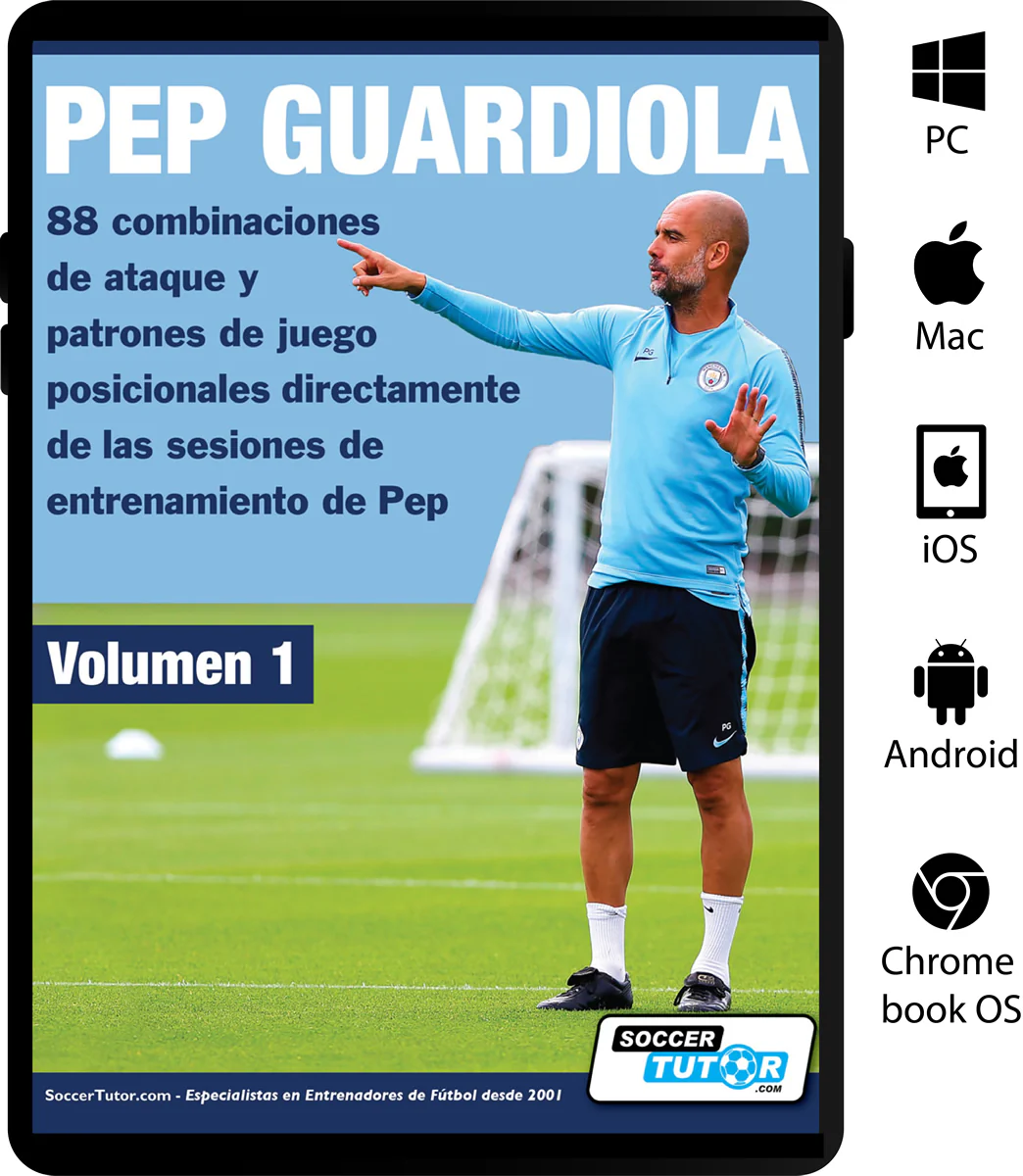 PEP GUARDIOLA - 88 combinaciones de ataque y patrones de juego posicionales directamente de las sesiones de entrenamiento de Pep - Image 2