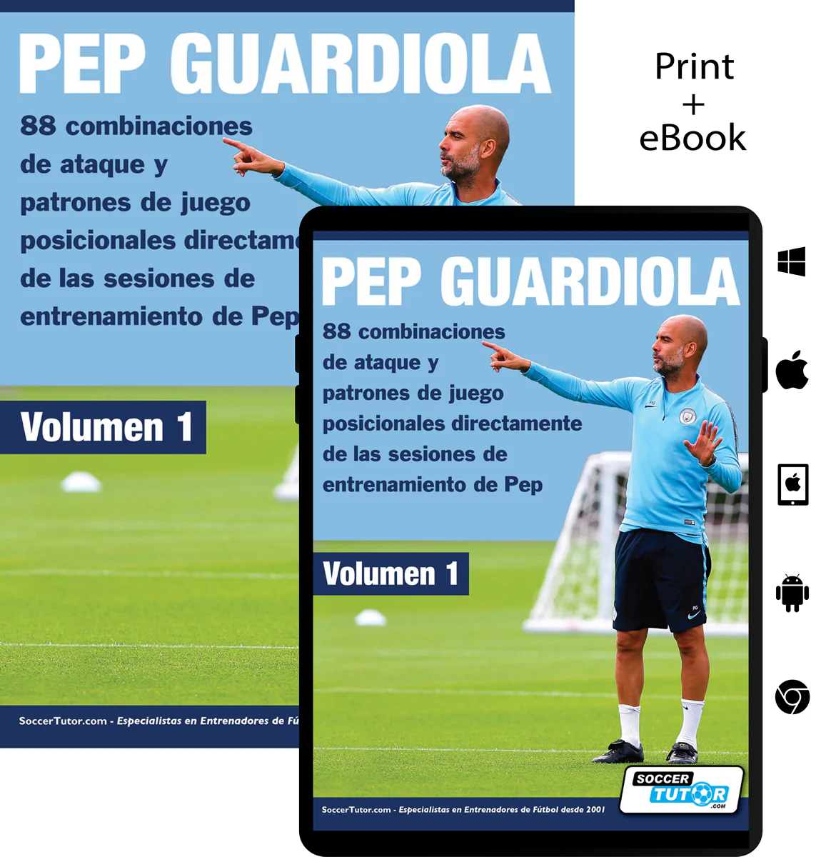 PEP GUARDIOLA - 88 combinaciones de ataque y patrones de juego posicionales directamente de las sesiones de entrenamiento de Pep - Image 3