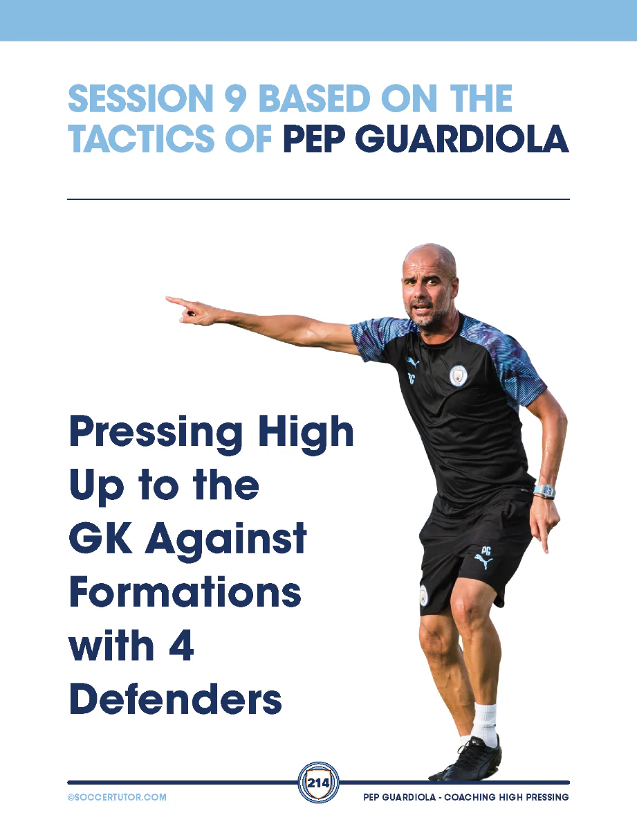 Pep Guardiola - Coaching High Pressing Tactics & Sessions Against Different Formations - Image 10