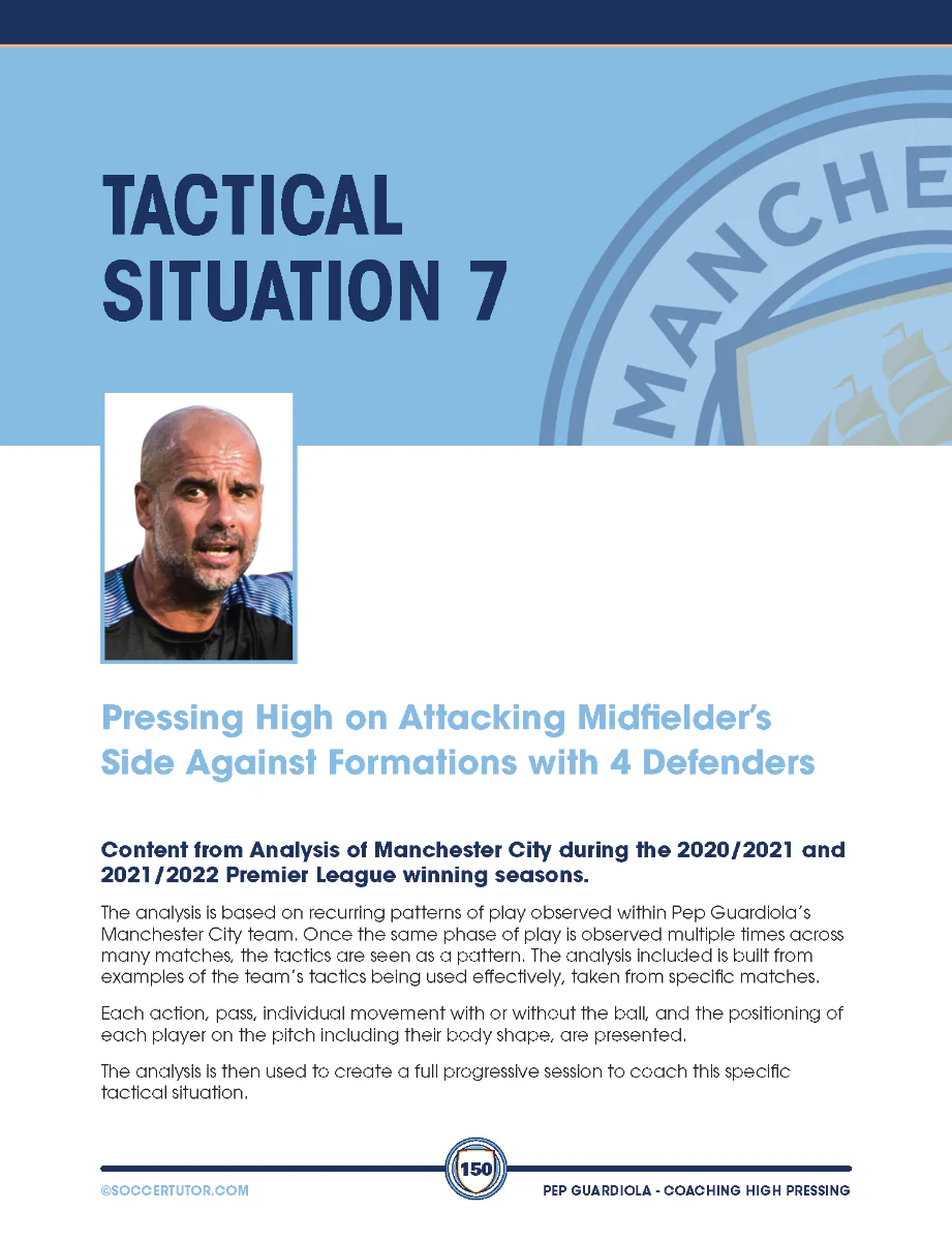 Pep Guardiola - Coaching High Pressing Tactics & Sessions Against Different Formations - Image 4