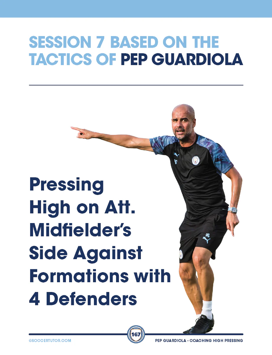 Pep Guardiola - Coaching High Pressing Tactics & Sessions Against Different Formations - Image 6